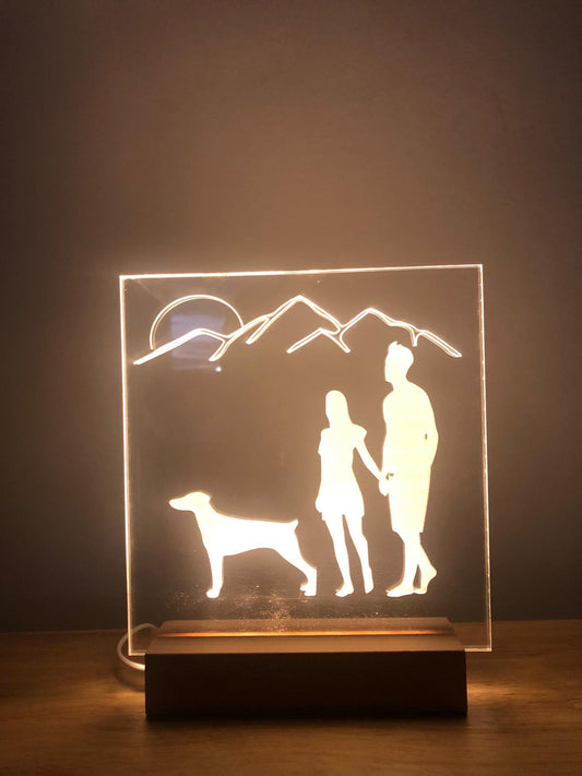 Couple/Family Lamp