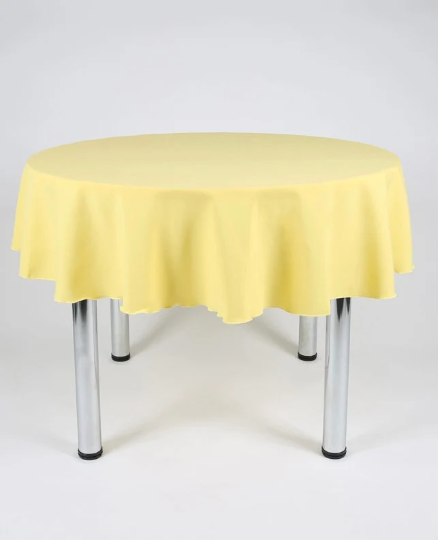 Lemon Round Tablecloth 58" (147cm)