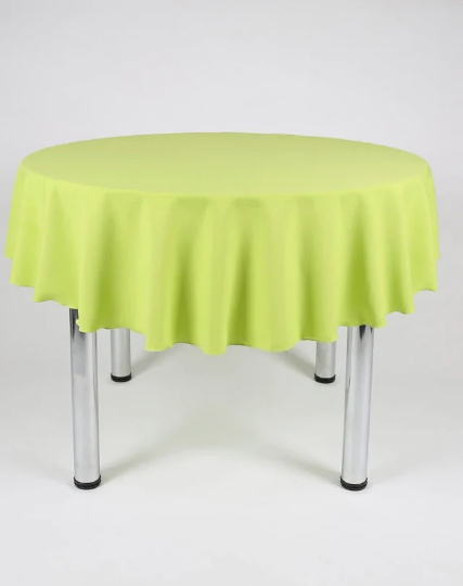 Lime Green Round Tablecloth 58" (147cm)